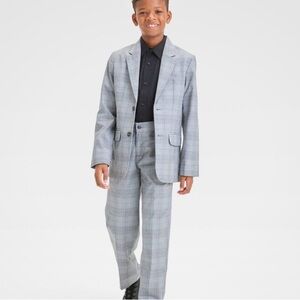 Cat & Jack Gray Plaid Blazer